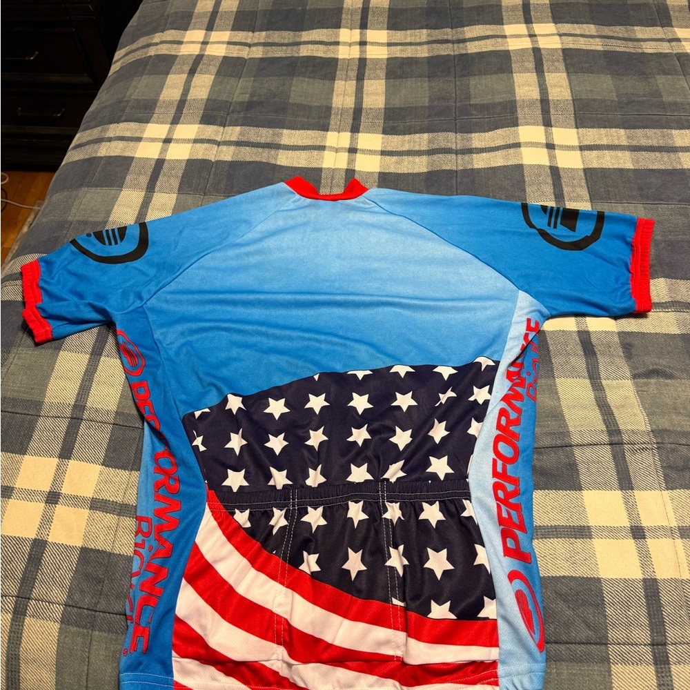 Blue and Red Cycling Jersey